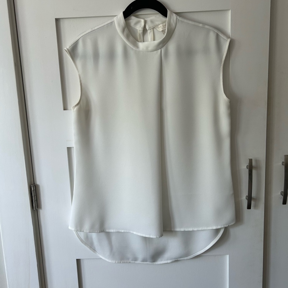 Ted Baker Cream Sleeveless Blouse